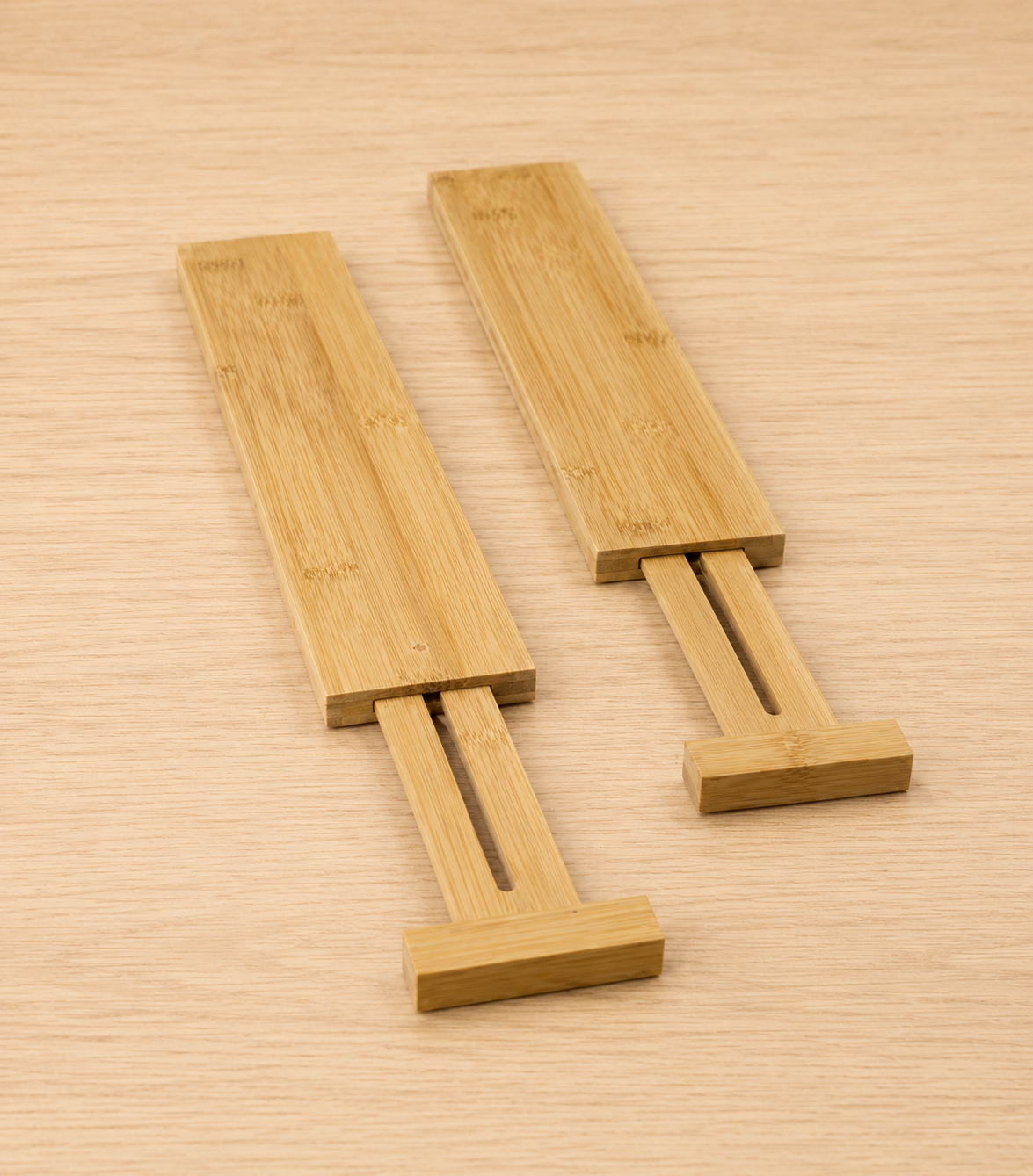 Bamboo Drawer Organization